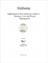 Alabama Supplement to the Contractors Guide to Business, Law and Project Management, 2014