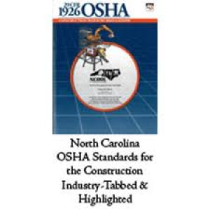 North Carolina Occupational Safety and Health Standards for the Construction Industry
