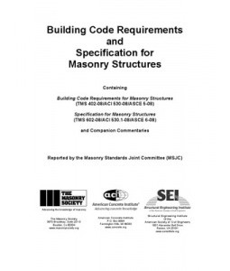 ACI 530/530.1-05 Building Code Requirements and Specifications for masonry Structures and Related Commentaries