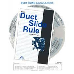 ACCA Ductulator Slide Rule