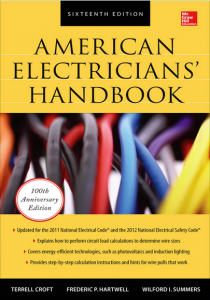 American Electricians' Handbook 16th Edition
