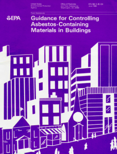 Guidance for Controlling Asbestos Containing Material in Buildings