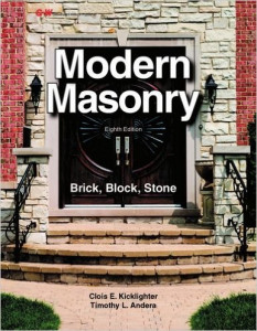 Modern Masonry - Brick, Block, Stone 8th Edition