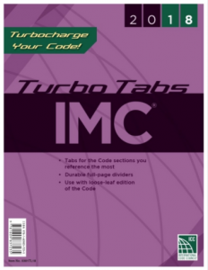 International Mechanical Code Turbo Tabs 2018