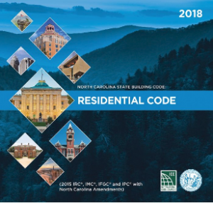 North Carolina State Building Code: Residential Code 2018