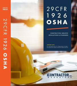 Code of Federal Regulations, 29 CFR Part 1926 (OSHA) 2021